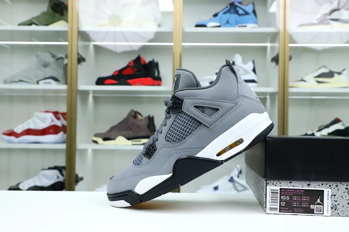 GREY' RETRO Kimikick 4 2019 JORDAN 'COOL AIR 0513
